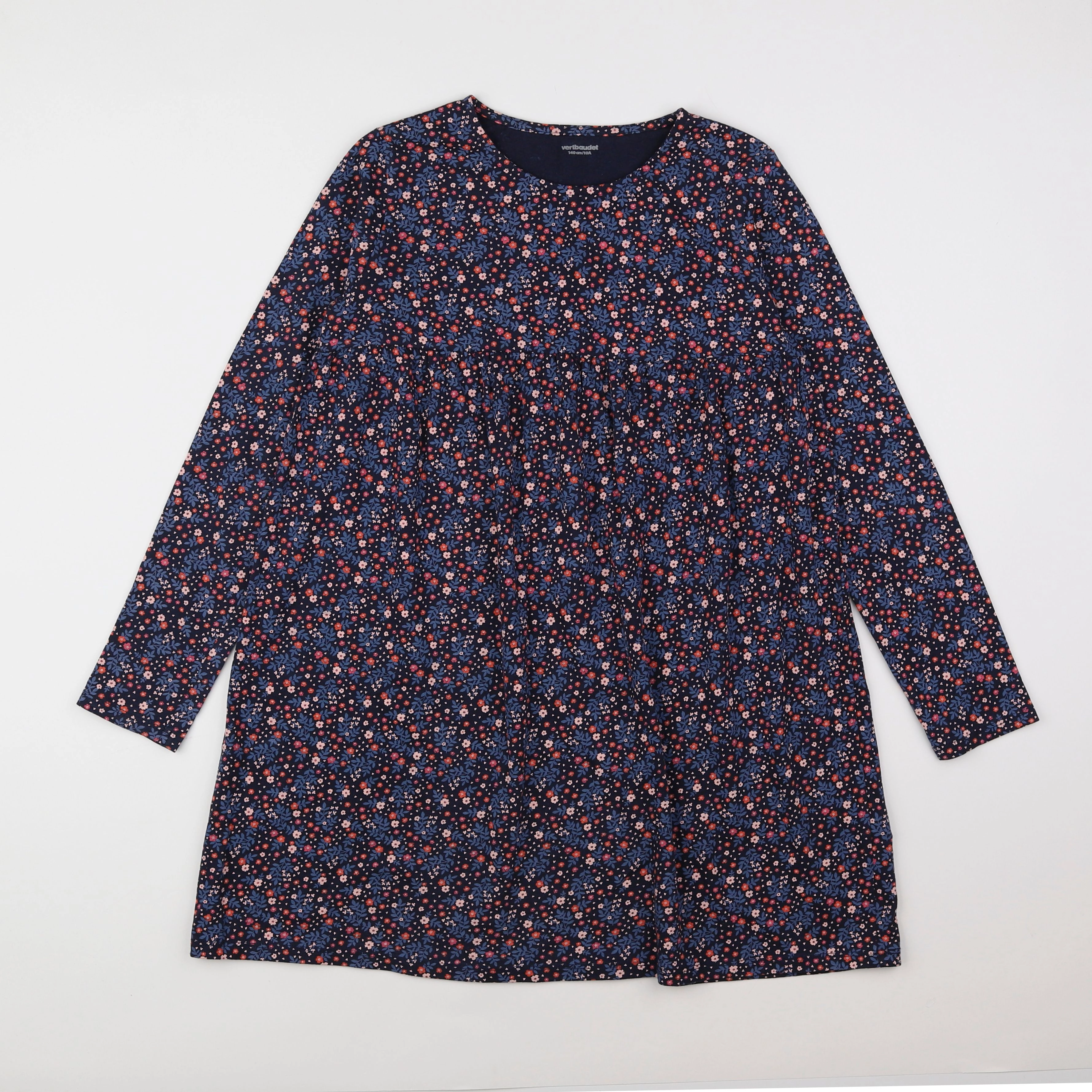Vertbaudet - robe multicolore - 10 ans
